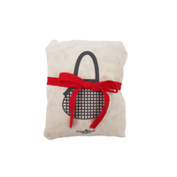 Torba na zakupy z naturalnej bawełny czerwona Cookut